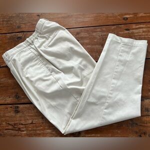 Talbots Women’s Cream Chinos - Size 14W.  29” inseam